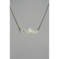 Customised hand made Name necklace