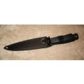 DOW Knife -Double Edge Blade with Sheath - Unused