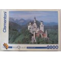 Vintage - 1998/2000 - CLEMENTONI 2000 piece Jigsaw Puzzle - NEUSCHWANSTEIN - made in Italy