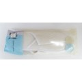 NONOVA Ladies White Material Slippers - Size L UK 7/8 - As new