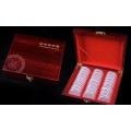 Wooden Coins Display Case Capsules Holder Storage Coin Collection Box. 30pc (46mm, 38mm, 33mm, 28mm)