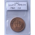South Africa 1960 1D, UNCirculated