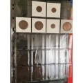 A4 Nine Holes, 20 POCKET PAGE FOR HARTBERGER SELF - Adhesive Coin Holders