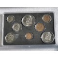 South Africa 1978 Unc Set,R1 To 1/2c.Mint pack Removed.In Coin Capsules.
