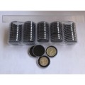 38mm Coin Capsules,Box 55pcs.(Inner 33mm,28mm,23mm,18mm) No coins!