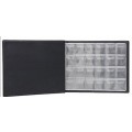 Coin Album,180 package In 120 29mm x 29mm, In 60 44mm x 44mm).no coins.