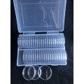 39mm coin capsules, box 46pcs.