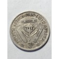 1945 South Africa 3D Silver Coin.