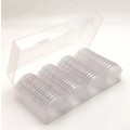 40mm Coin Capsules , Box for 64pcs.