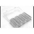 40.6mm Coin Capsules , Box for 64pcs.