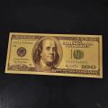 USA 100 Dollars,24k Gold Plated Replica, Banknote.