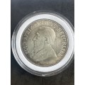 1892 ZAR 5 Shillings ,Single Shaft. Brass Silver Plated. Replica!!!