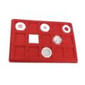 Coin capsule tray.  46mm Coin capsule x10 and 39mm coin capsule x5.