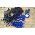 Whole lot of good quality laces , ribbons, cotton, buttons (check pictures)