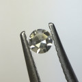 0.035 ct Fancy Grey I1 Single Cut Round Diamond