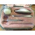 Antique Manicure set - BEAUTIFULLY HALLMARKED - INCOMPLETE but LOVELY