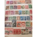 British Empire & Colonies stamps in neat small album - 10 double-sided pages CRAMMED VALUE