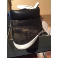 Timberland Womens Black Leather Chukka Boots Shoes Size UK 9.5