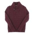 Tommy Hilfiger Mens Red Knit Stand-Collar Button-Up Pullover Sweater/Jersey Size - L