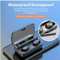 WIRELESS SPORTS BLUETOOTH EARBUDS || POWERFUL STEREO SOUND AND SMOOTH BASS,BUILT IN POWERBANK CHARGE