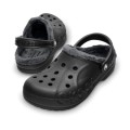 CROCS MEN'S BAYA FLEECE CLOG - GRAPHITE BLACK