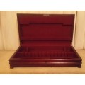 LARGE CUTLERY / STORAGE OR JEWELRY  BOX 62 CM  LONG ( COLLECTION EDENVALE JHB )