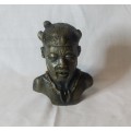 TOP QUALITY RESIN AFRICAN FIGURINE BUST