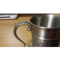 MALAYSIA EMBOSSED PEWTER CUP