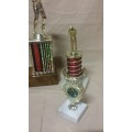 6 ASSORTED GOLF TROPHIES