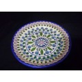 A   SHADES OF BLUE'S GREEN   DECOR PLATE