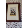 A CASH'S DELICATELY WOVEN SILK  PICTURE OFFICER OF THE ROYAL HORSE  GUARDS ENGLAND