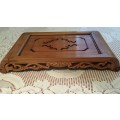 A SUPERB SOLID WOOD  CARVED STAND