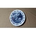 DELFT HOLLAND SPECIAL LIMITED COLLECTORS EDITION THE OLD CLOG MAKER SERIE 2717 OVAL  PLATE