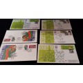 RUGBY WORLD CUP 1995 STAMPS