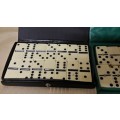 TWO DOMINO GAME SETS