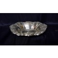SILVER PLATED OVAL BOWL
