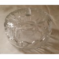 Crystal Glass Lidded Jar