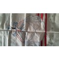 3 PIECE EMBROIDERY  TABLE   CLOTH   40 CM AND 17 CM