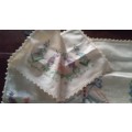 3 PIECE EMBROIDERY  TABLE   CLOTH   40 CM AND 17 CM