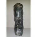 CARVED STONE HEAD 20 CM