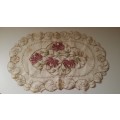 EMBROIDERY Tray / table cloth  43  X 28 CM