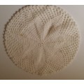 Cloth : Crochet round table cloth doily  27 CM