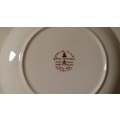 Six  Vintage Royal Stafford Starlite Cake / Side Plates 16 cm