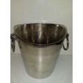 solid metal  Ice Bucket / or Flower Arrangement 10 x 18 cm