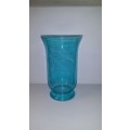 Blue Glass Vase 24 x 15 cm