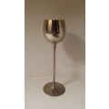 silver plate candle  holder  14 cm