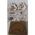 Set of six Australia Wildlife Creations Coasters