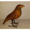 Wood Bird Ornament  14 x 20 cm
