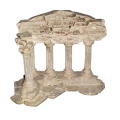 Ancient World Pillar  Ruins Ornament 17 x 19 x 11 cm