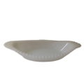 Milk Glass Oval Dish